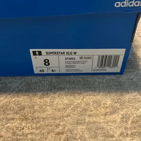 New Adidas Superstar XLG Platform Sneakers - Picture 3 of 8